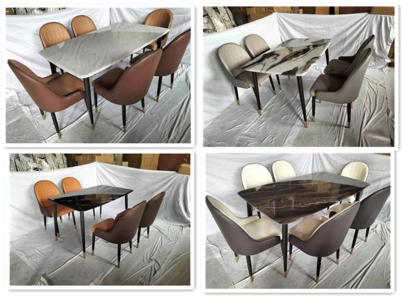 Modern Velvet Upholstered Side Chairs with Soft Velvet Seat Backrest Dining Room Chairs