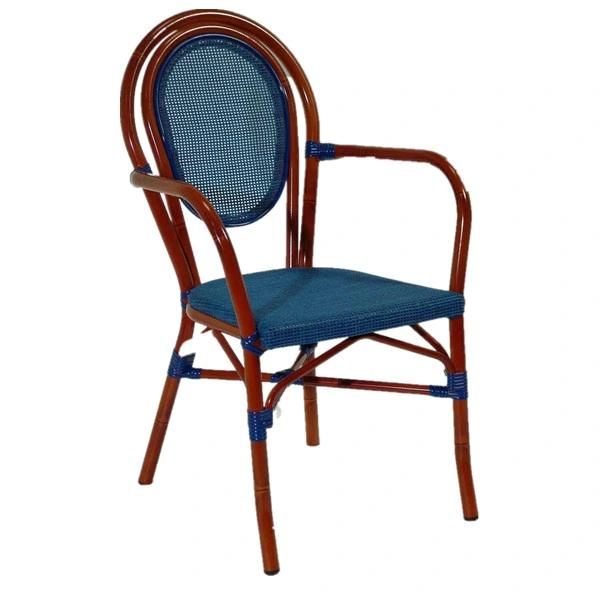 Popular in German Market Stackable Fabric Plastic Chair