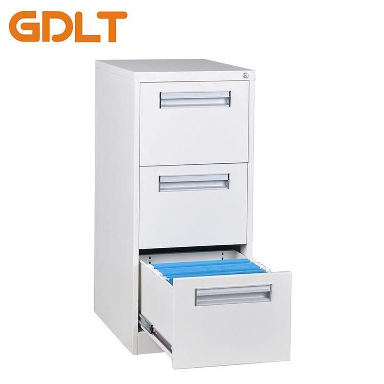 Vertical Three Drawers Steel Stoarge Locker Godrej A4 Folder Filing Cabinets