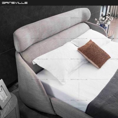 Best seller Modern Bedroom Soft Upholstery Bed Fabric Bed in new fashion unique design