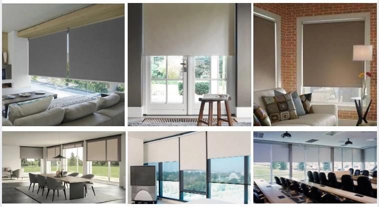 Hot Sales 100% Blackout Fiberglass Laminated with PVC Roller Blind Fabric
