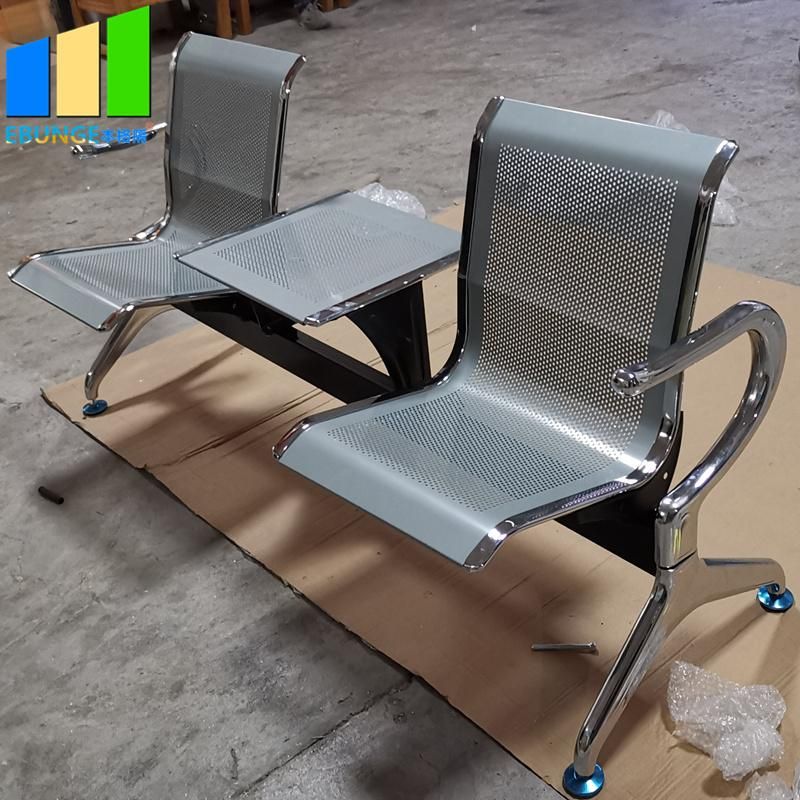 Commercial Seating Bench Reception Chairs Waiting Chairs Aluminum Alloy Waiting