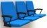 Floor Mounted Fabric Telescopic Bleachers Bleacher with Foam Chair Fabric Seat Flip up Folding Chair Electric Grandstand