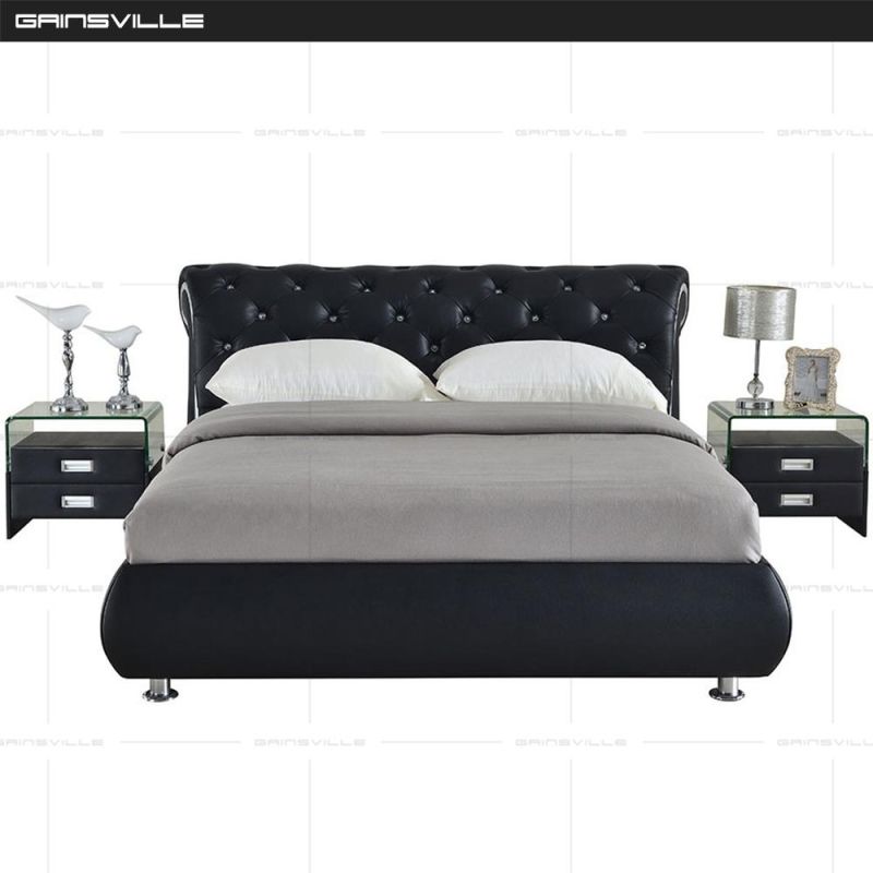 Classical Design Bedroom Bed with Deep Button Headboard Gc1630