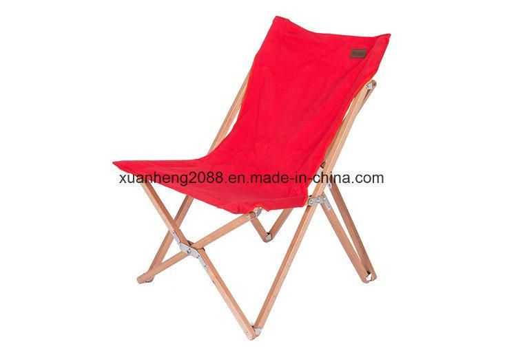 Wooden Beach Folding Adjustable Chair Commercial Indoor and Outdoor Chaise Lounger