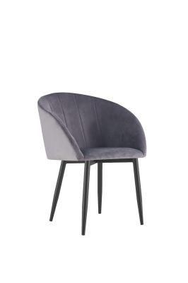 Hot Sale Metal Chair Comfortable Fabric Dining Chair Fabric Wholesale Armless furniture Chair
