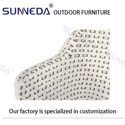 Hot Sale Waterproof Weaving Wholesale Aluminium Alloy Rattan Garden Chair