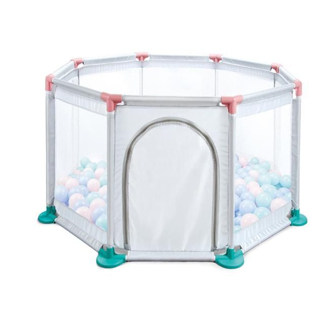 Toddler Safety Fence High Quality Indoor Ball Pool Toy Foldable Baby Playpens Fence with 50PCS Balls Folding Baby Playpens