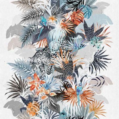 Textile Digital Jungle Theme Upholstery Furniture Fabric