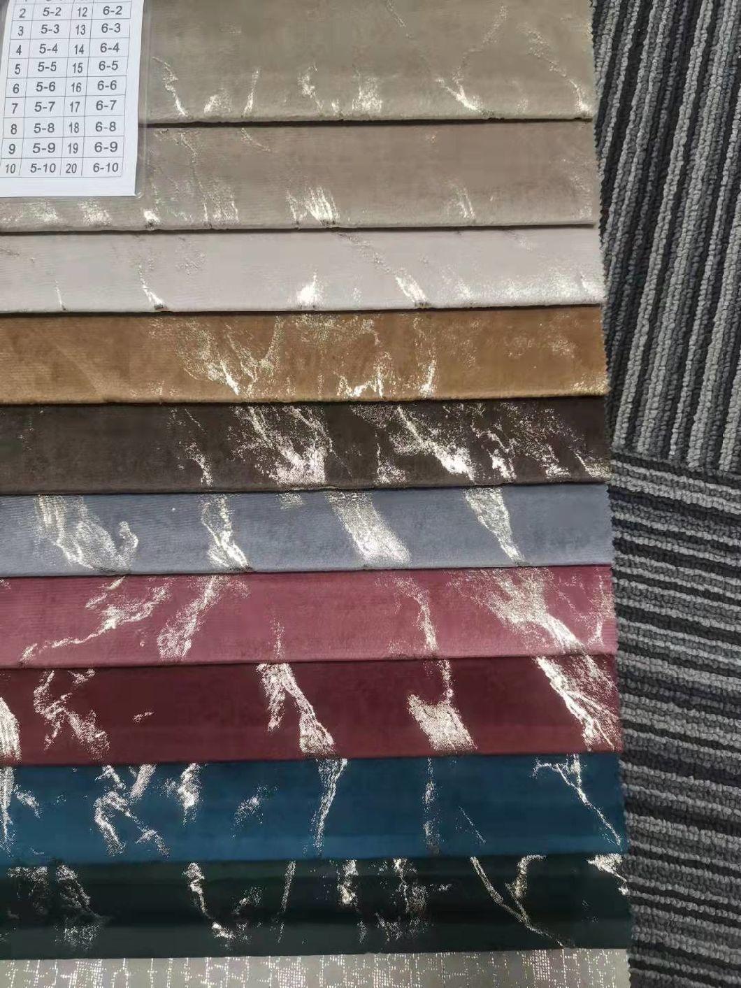 for Sofa Dutch Velvet Bronzing Process Non-Woven Fabric Backing