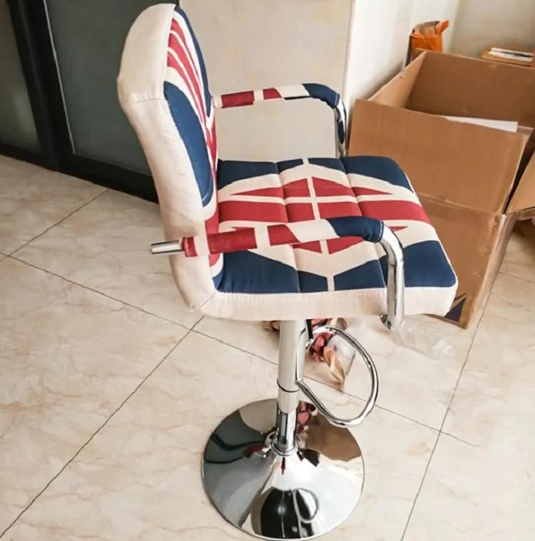 Stainless Steel Chair Dining Kitchen Seat Bar Chair with Arms