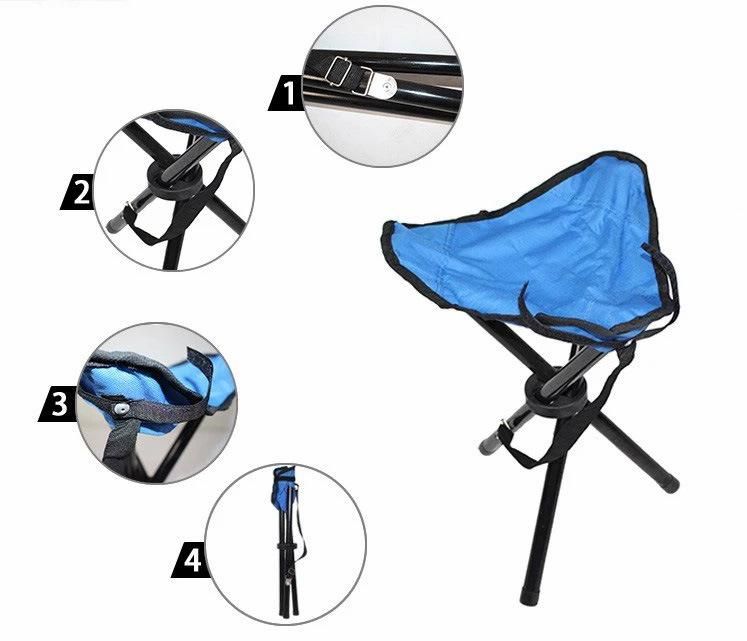 Hot Sale Outdoor Portable Foldable Small Folding Fishing Stool Camping Chair