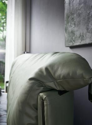 Soft Cushion Headboard Leather Beds Design Modern Bedroom Furniture Platform Bed