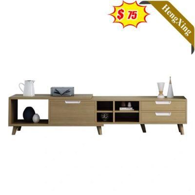 Wholesale Price Living Room Home Furniture Wooden Coffee Table with Side Cabinet