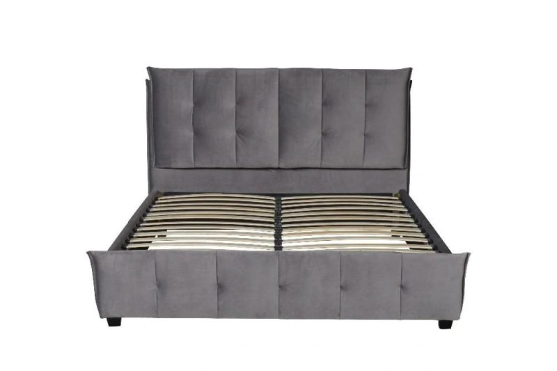 Home Bedroom Furniture Comfortable Fabric Bed Frame Furniture