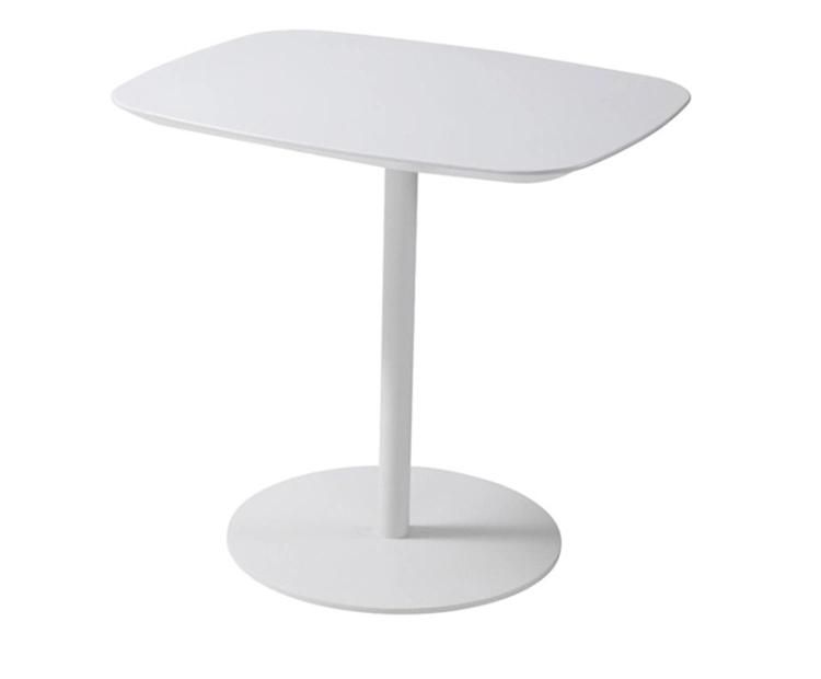 Modern Design Melamine Table White Square Coffee Table for Chair and Sofa