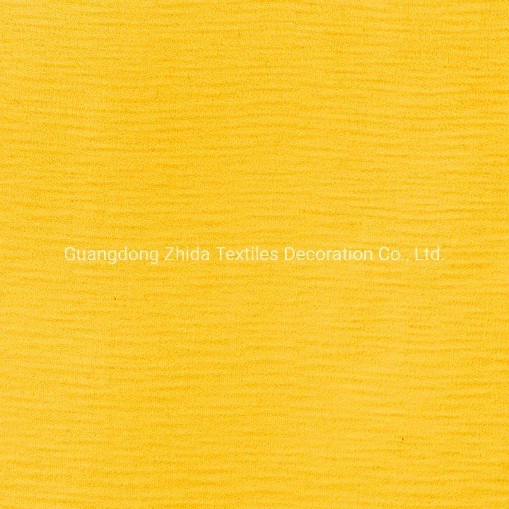 Home Textile Piece Dyed Velvet Sofa Coverings Upholstery Fabric