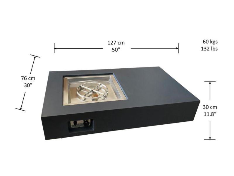 Customzied High Quality Propane Gas Fire Pits Table