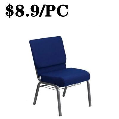 Metal Furniture Dining Wholesale Stackable Auditorium Silla Meeting Church Chair