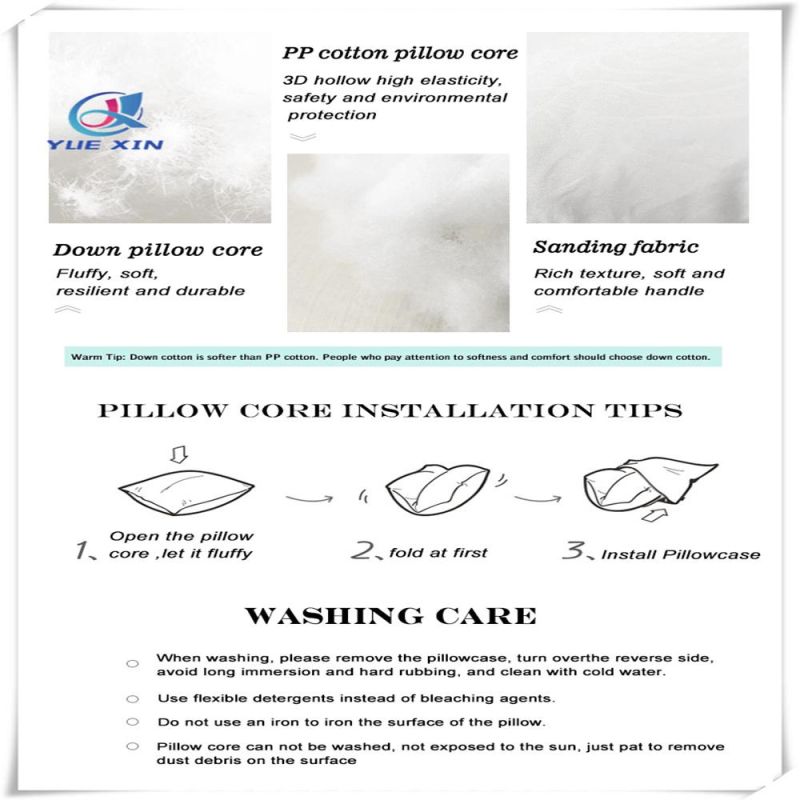 220g Heart Shape PP Cotton Throw Pillow Inner Pillow Insert