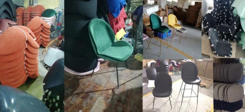 Colorful ABS Cheap Price Round Seat Rotatable Bar Stool Chair