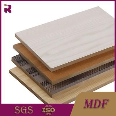 Different Colors Melamine Veneer MDF Dark Melamine MDF for Cabinet