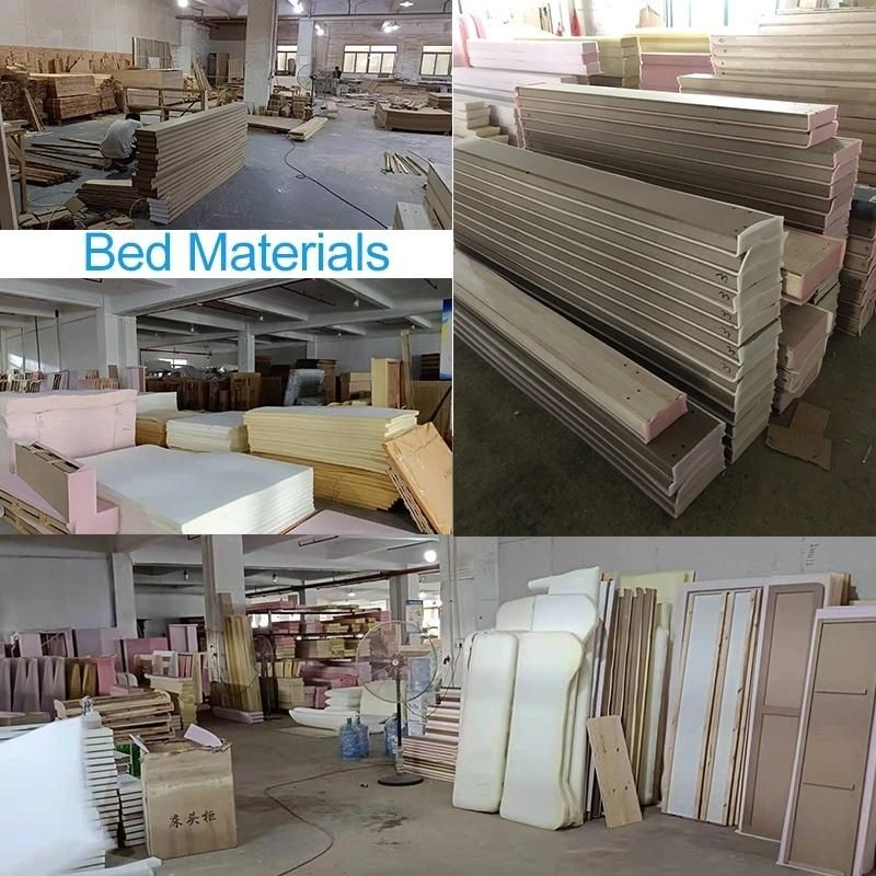 Fashion Design Bed Wooden Furniture Hotel Bed Factory Price Bed