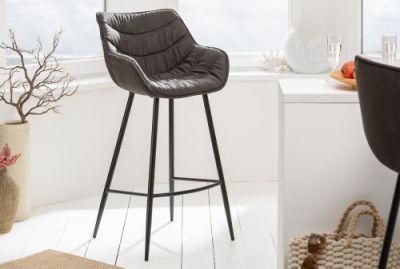 Bar Stool Wholesale Luxury Nordic Cheap Indoor Home Furniture Room Restaurant Dining Leather Modern Bar Stool
