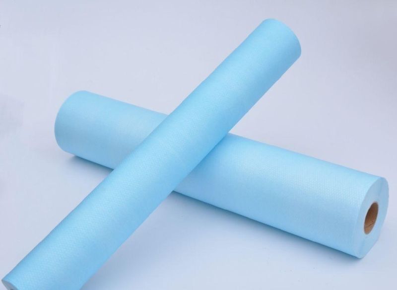 Non Woven Bbed Paper Sheet Couch Cover Disposable Examination Bed Paper Roll