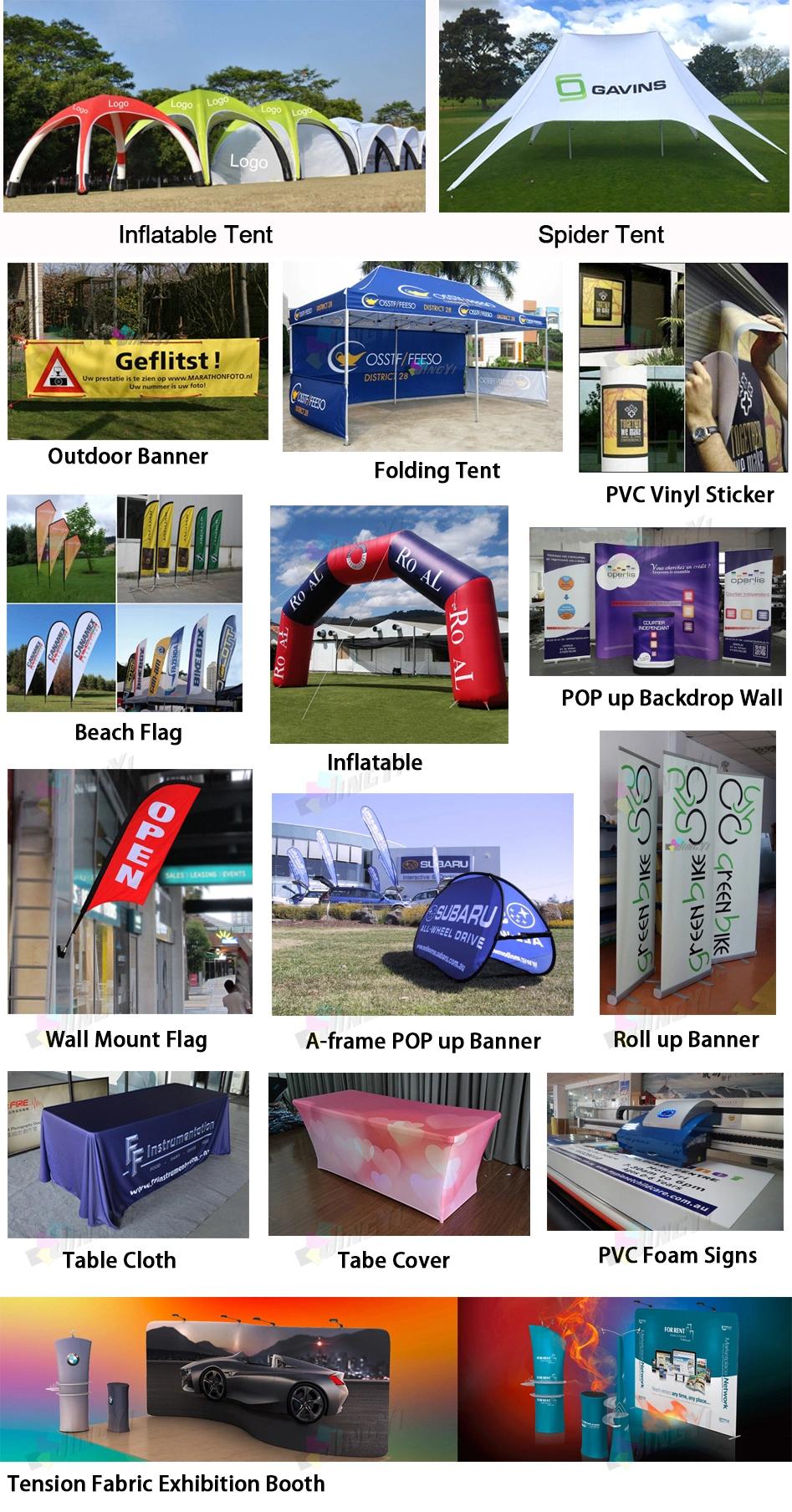 trade show exhibition tension fabric podium display LOGO Brand counters