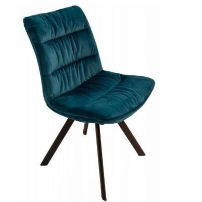 Modern Iron Frame Designer Fabric Dining Chair for Restaurants Can Be Customized Dining Chair