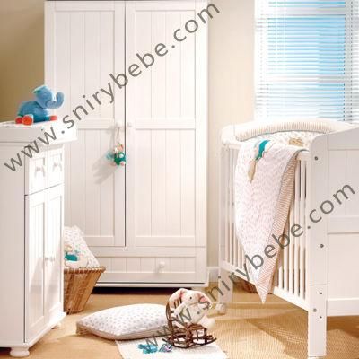 Modern Wood Bedroom School Dormitory Baby Furniture Set