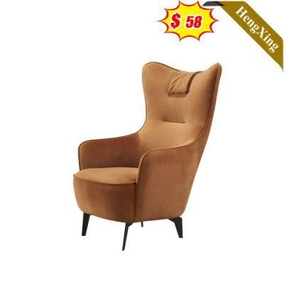 Wholesale Modern Relax Leisure Living Room Furniture Single Wing Genuine Leather Lounge Chairs