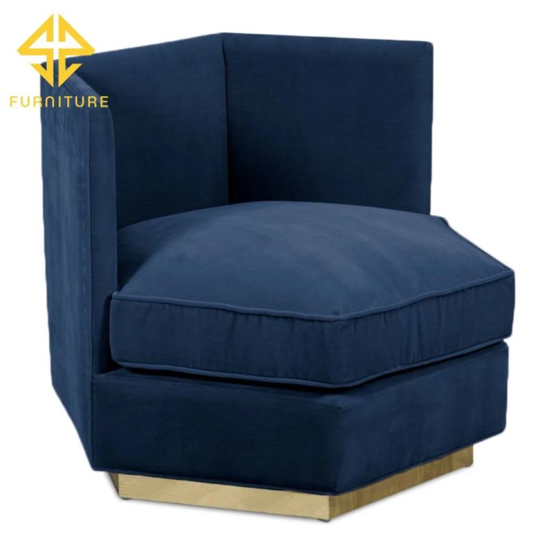 Modern Design Hotel Lounge Accent Fabric Armchair