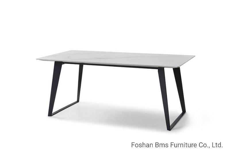 Affordable Sintered Stone Modern Dining Table for 6