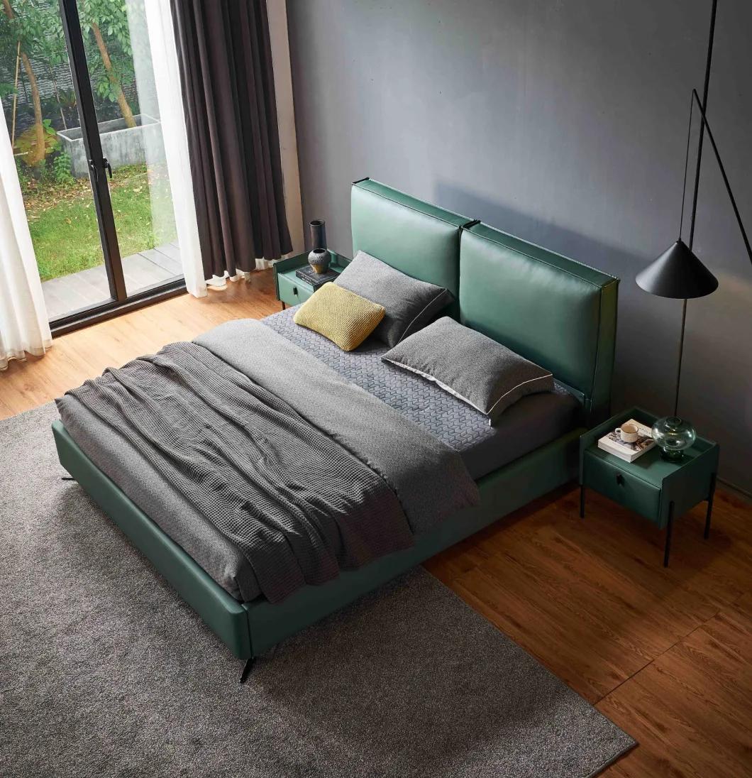 European Furniture Bedroom Furniture Sets Modern Bed Upholstered Bed King Bed Gc2119