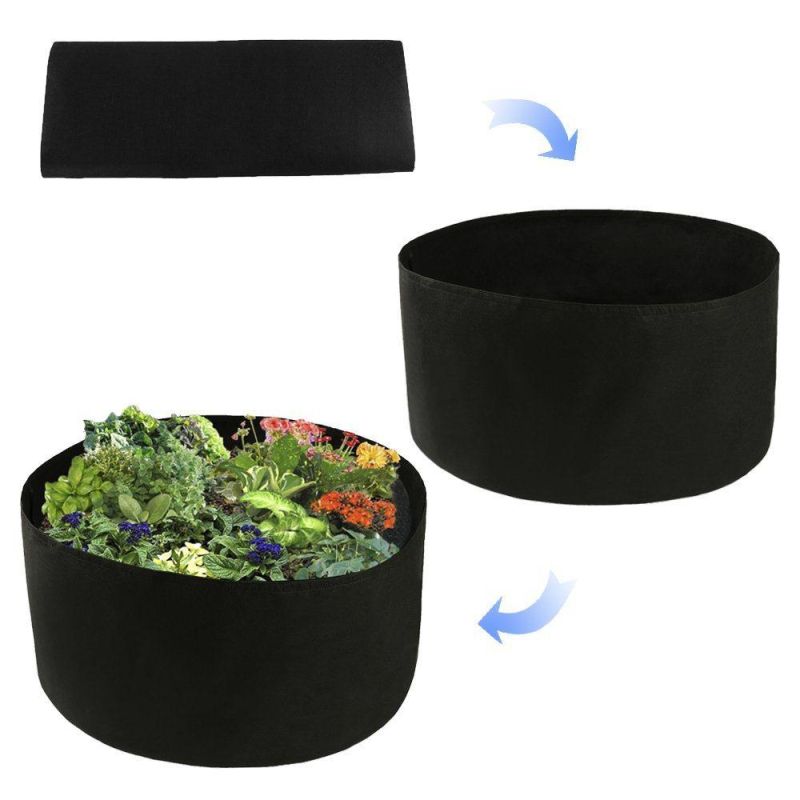 Large Fabric Raised Planting Bed Garden Grow Bags Non Woven Fabric Potato Tomato Outdoor Vegetables Plant Planter Pots