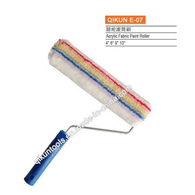 E-07 Hardware Decorate Paint Hand Tools Plastic Handle Acrylic Fabric Paint Roller