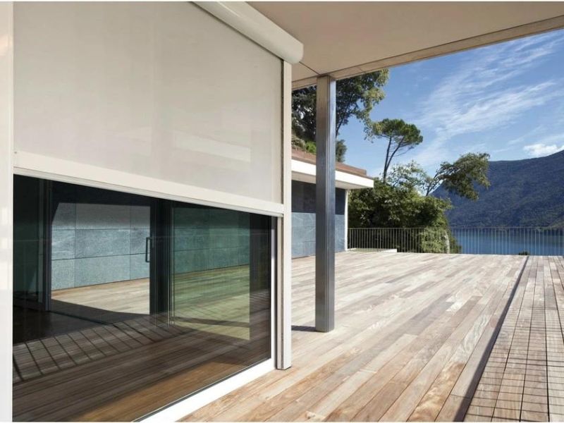 Electrical Remote Control Outdoor Roller Blinds