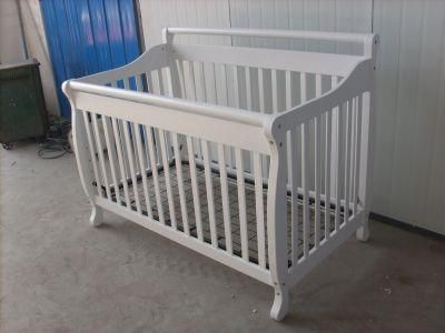 Modern Design Wooden Newborn Baby Crib Cot Bed for Sale