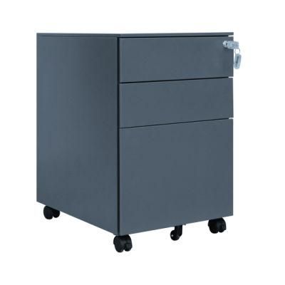 Hot Sale 3 Drawer Mobile Filing Cabinets File Storage Cabinet for Office and Home