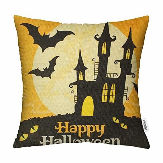 Halloween Design Digital Printing Cushion on Sofa 100% Polyester Chair Cushion
