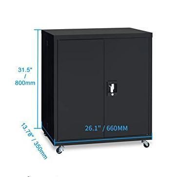 Office Equippment Metal Folding Cabinets Mobile Rolling File Cabinets Foldable