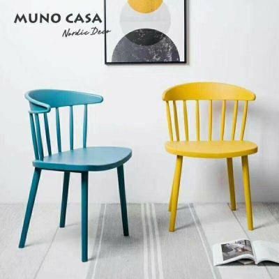High Quality Hotel Garden Outdoor Used Portable Low Back Patio Chair Plastic Dining Room Chair