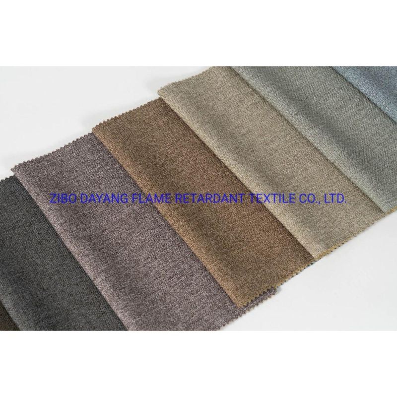 100% Polyester Flame Retardant Woven Fabric for Home Curtain