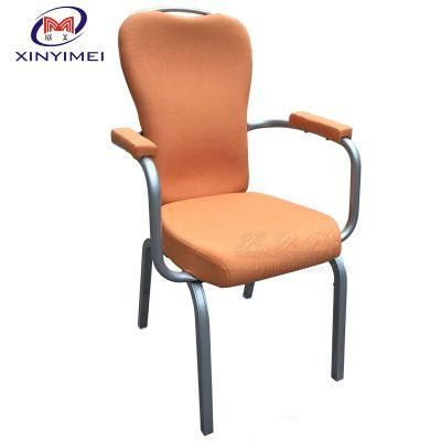 High End Metal Durable Flexible Wave Back Banquet Chair