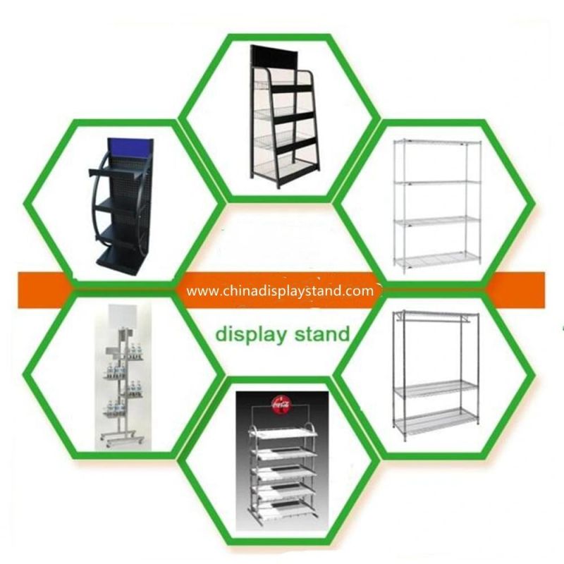 Moveable Customized Metal Fabric Roll Display Storage Rack