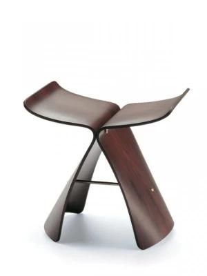 Bar Furniture Leather Bar Chair Butterfly Stool