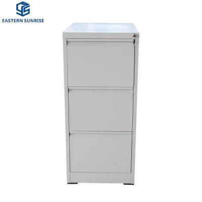 School Office Study Use Steel Filing Cabinet with 3 Drawer