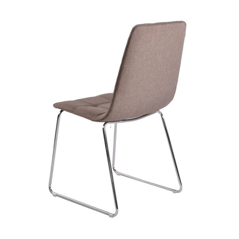 Hot Sale High Quality Home Furniture Fabric Front PU Back Dining Chair